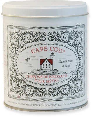 Cape Cod Pre-Moistened Polishing Cloth Kit, Economy Tin