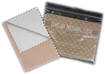 Jewelry Polishing Cloth, Tan, 4