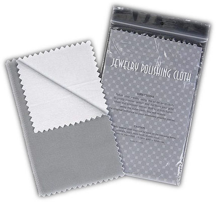 Jewelry Polishing Cloth, Gray, 8