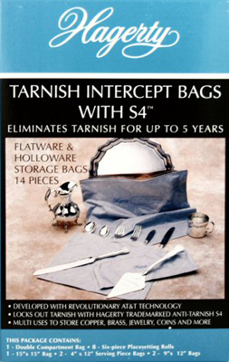 Hagerty Tarnish Intercept Kit, Flatware/Hollowware14 Pc