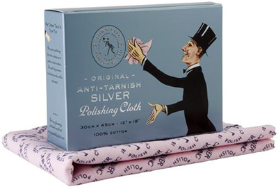 Dual Anti-Tarnish Silver Polishing Cloth 12