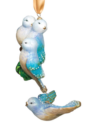 Four Calling Birds - 12 Day of Christmas Series by Reed & Barton