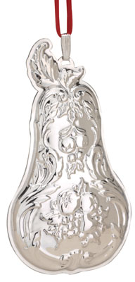 Francis I Pear Ornament by Reed & Barton