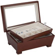 Kayla Jewelry Chest, Dark Cherry - Small Wonders Collection