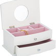 Julia Jewelry Chest, White - Small Wonders Collection