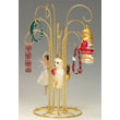 Nine Arm Ornament / Jewelry Stand Brass