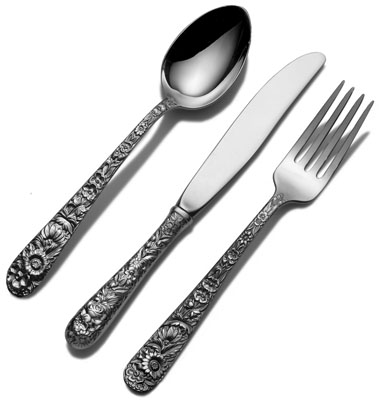 Childs 3 Piece Place Setting, Repousse by Kirk