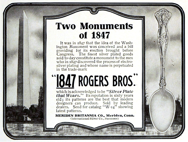 VINTAGE GRAPE 1847 ROGERS BROS c.1904 DESSERT TEASPOON 6”-SOLD BY PC 