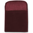 3 1/4" x 4 1/4" Flap Bag Pouch, Burgundy