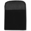 4 1/4" x 4 1/2" Flap Bag Pouch, Black